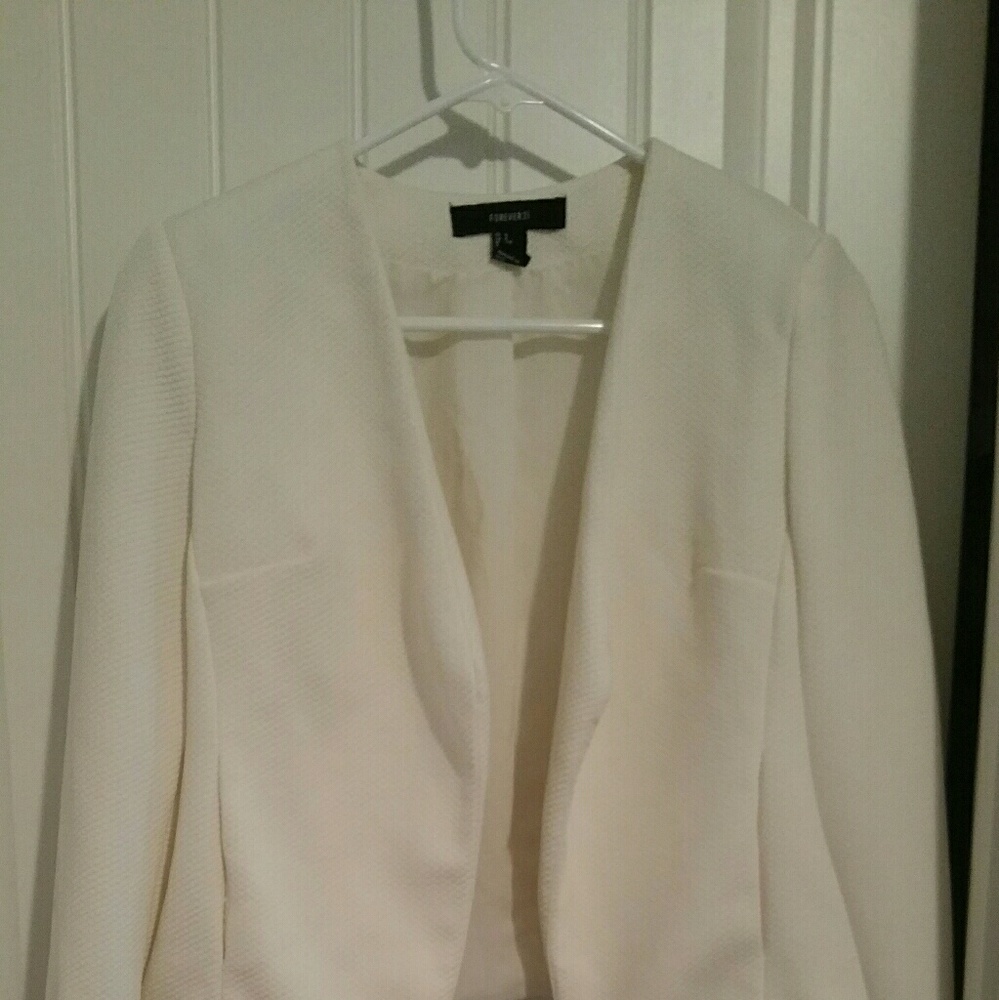 White blazer